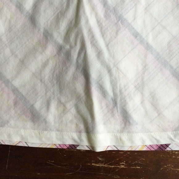 Vintage American Eagle Plaid A-Line Skirt Cotton Pink - Sz 2 - Picture 12 of 12